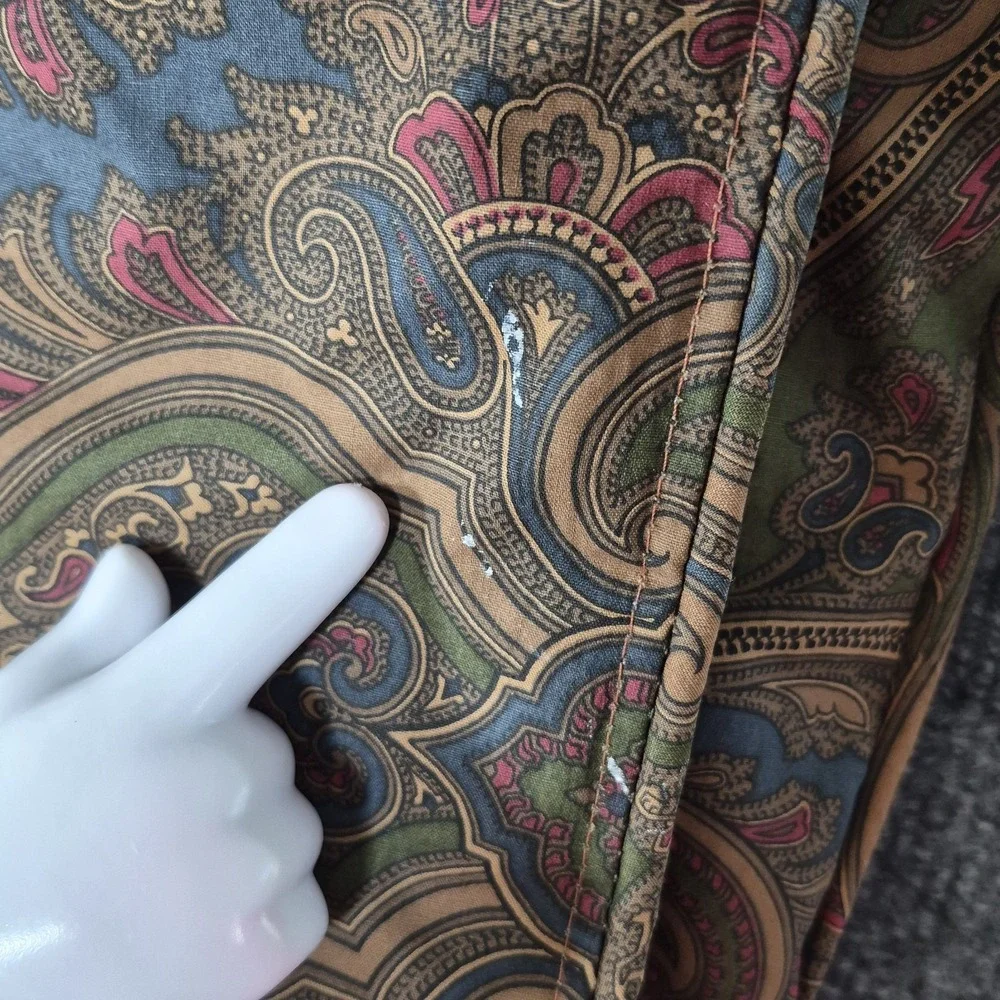 RALPH LAUREN Brianna Elizabeth Paisley Brown Comforter Twin